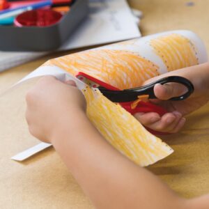 Fiskars Preschool Kids’ Training Scissors – Blue, Kids Scissors, Arts and Crafts