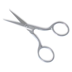 YJSStriving Small Embroidery Scissors 4 Inch Sharp Pointed Tip Precision Scissors Stainless Steel Detail Sewing Scissors for Yarn Thread Cutting, Needlework, Crafting, Sewing - Image 4