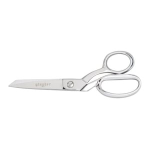 Gingher Knife Edge Bent Trimmers- 7″ Stainless Steel, Sewing Scissors, Fabric & Denim – Silver