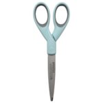 Westcott Sewing Scissors, Titanium, 7″, Micro-tip, for Craft, Light Blue, 1-Count