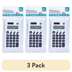 Pen+Gear Basic Calculator, 8-Digit Display Handheld Calculator, Portable , White Color, Elementary School - Image 10