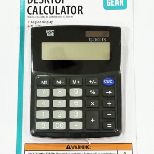 Pen+Gear 12-Digit Mini Desktop Calculator, Black - Image 4