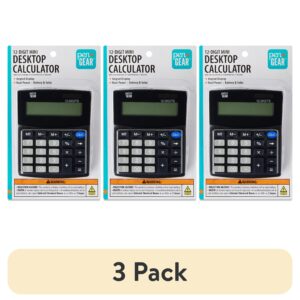 Pen+Gear 12-Digit Mini Desktop Calculator, Black - Image 7