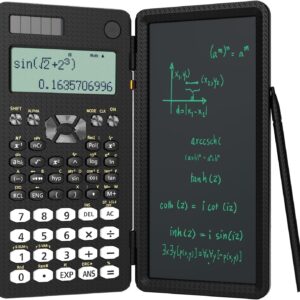 NEWYES 991ES MAX - 417 Function Rechargeable Scientific Calculator with Writing Tablet Notepad for Students, 4-Line MultiView Display, for Middle and High School Supplies(Pink) - Image 8
