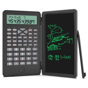 Desktop Calculator, Clear Large LCD 12-Digit Display, School Calculators with Dual Power Battery and Solar, Sensitive Big Buttons and Standard Function for School, Office, Home