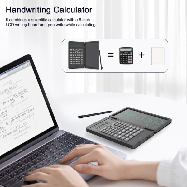 Desktop Calculator, Clear Large LCD 12-Digit Display, School Calculators with Dual Power Battery and Solar, Sensitive Big Buttons and Standard Function for School, Office, Home