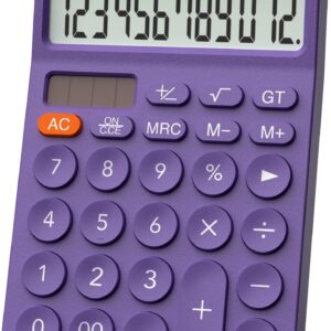 CATIGA CD-2786 Metal Desktop Calculator 12 Digit w/ Extra Large Display Standard Function (Pink) - Image 8