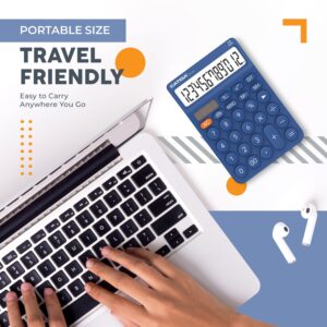 CATIGA CD-2786 Metal Desktop Calculator 12 Digit w/ Extra Large Display Standard Function (Pink) - Image 48