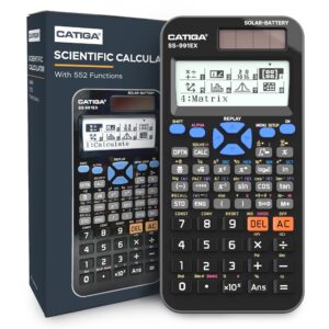 CATIGA CS-229 Electronics Scientific Calculator with Graphic Functions, Black