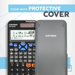 CATIGA CS-229 Electronics Scientific Calculator with Graphic Functions, Black