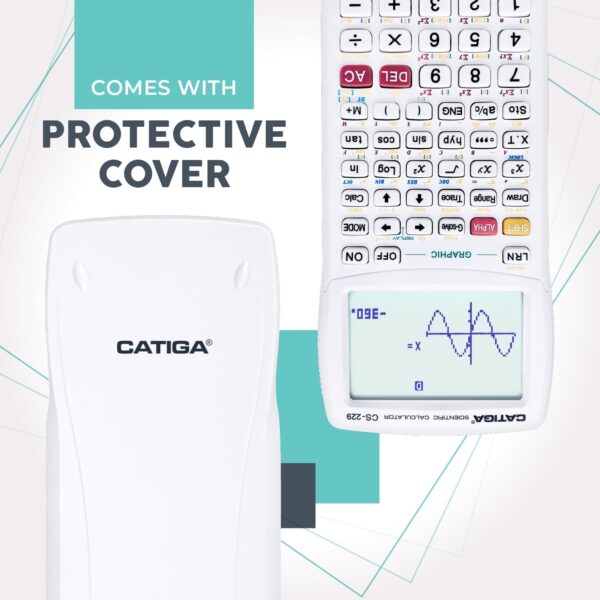 CATIGA CS-229 Electronics Scientific Calculator with Graphic Functions, Black