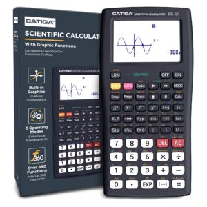 CATIGA CS-121 Scientific Calculator with Graphic Functions and Multiple Modes (Pink) - Image 9