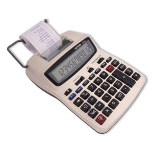 Victor Technology 1208-2 Two-Color Compact Printing Calculator - Black/Red - Image 9