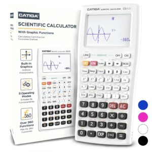 CATIGA CS-121 Scientific Calculator with Graphic Functions and Multiple Modes (Pink) - Image 23
