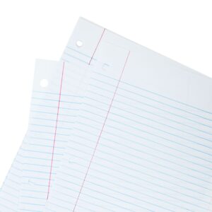 Pen+Gear College Ruled Filler Paper, 10.5″ x 8″, 150 Sheets (59156)
