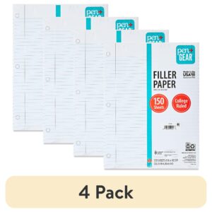 Pen+Gear College Ruled Filler Paper, 10.5″ x 8″, 150 Sheets (59156)