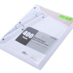 Reinforced Filler Paper (4 Pack) – Wide Ruled – 3hole punched and reinforced for ring binders
