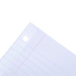 Reinforced Filler Paper (4 Pack) – Wide Ruled – 3hole punched and reinforced for ring binders