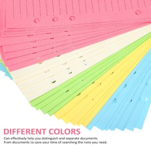 50Pcs A5 Filler Paper Planner Refill Paper Loose Leaf Binder Paper Planner Note Book Filler Paper