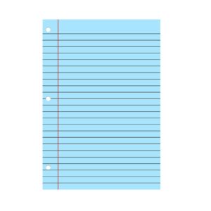 Sylvtty 200 Sheets Loose Leaf Paper 8'' x 10.5'' College Ruled Filler Notebook Paper 3-Hole Punched Binder Lined Paper for 3 Ring Binders - Image 8