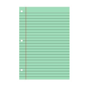 Sylvtty 200 Sheets Loose Leaf Paper 8'' x 10.5'' College Ruled Filler Notebook Paper 3-Hole Punched Binder Lined Paper for 3 Ring Binders - Image 12
