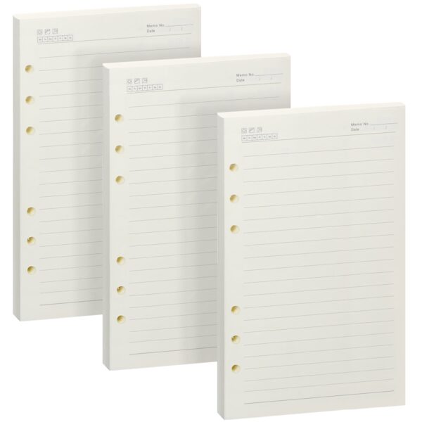 Homelove A5 Thick Blank Filler Paper, 210mm x 142mm, 240 Sheets, 3 Pack