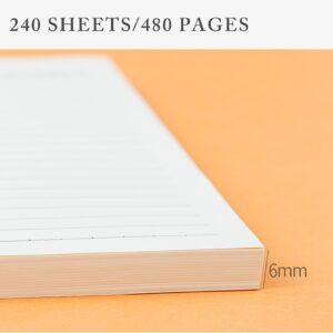Homelove A5 Thick Blank Filler Paper, 210mm x 142mm, 240 Sheets, 3 Pack