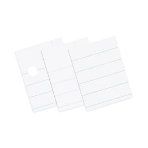 Pacon Essay/Composition Paper, Ruled, Red Margin, 8-1/2 x 11, White, 500 Sheets/Ream
