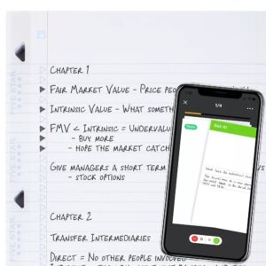 80ct College Ruled Reinforced Filler Paper: 8.5 x 11 Inch White Loose Leaf, 80 Sheets, Stationery & Office Supplies - Image 4