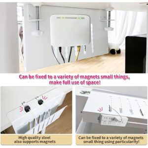 Citqueo Desk Side Storage, Under Desk Storage, No Drill Steel Hanging Desk Organizer, Laptop Holder, Desk Storage Holder for Office & Home (Black) - Image 20