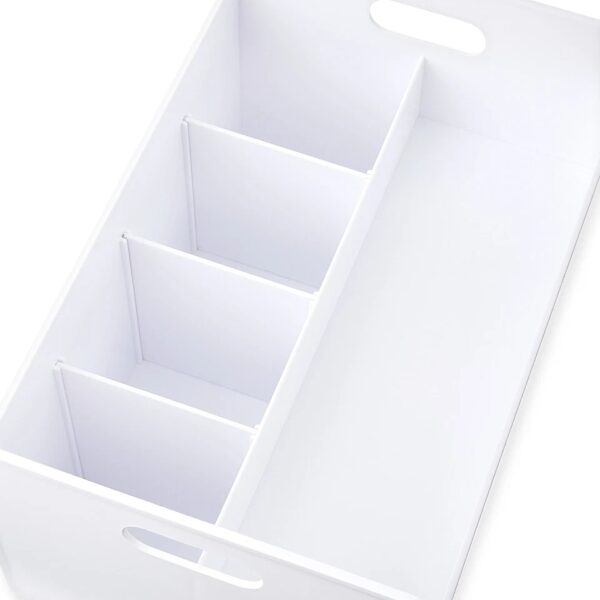 Pen+Gear Plastic Desktop Caddy Organizer, White