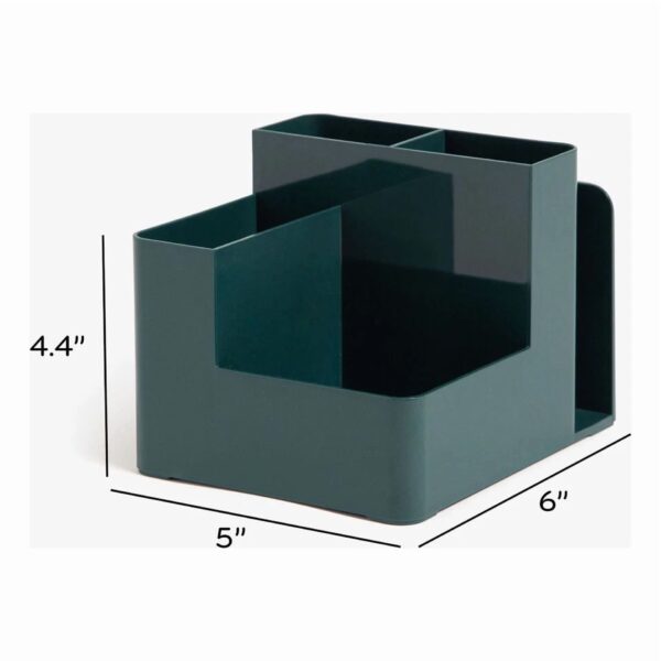 Office Desktop Organizer 5 Open-Ended Sorting Compartments Storage Lightweight