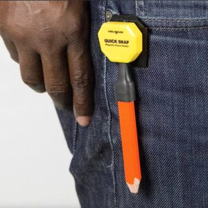 Magno Grip Quick Snap Magnetic Pencil Holder With Belt Clip