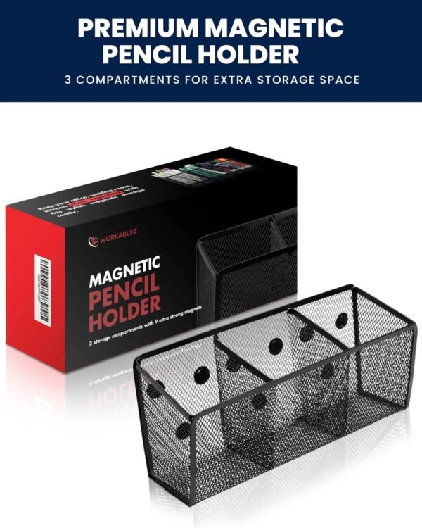 Pencil Holder For Desk, Magnetic Pen Holder For Refrigerator, Magnetic Marker…