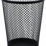 Desk Pencil Pen Cup Holder – Wire Mesh Office Organizer Accessory (1 Pack)