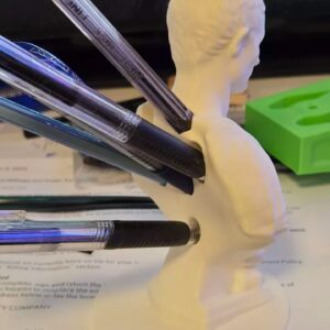 Julius Caesar Ides Of March Pen Pencil Holder Sculpture Desktop Organizer