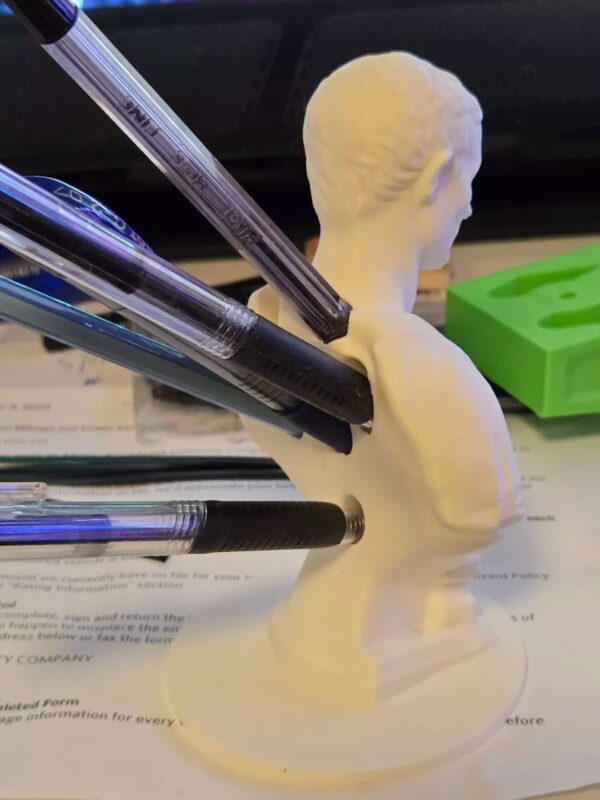Julius Caesar Ides Of March Pen Pencil Holder Sculpture Desktop Organizer