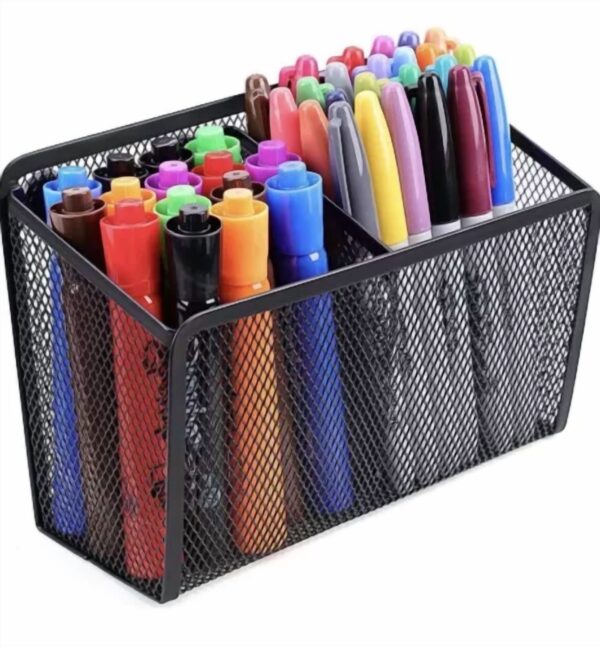 Basket Pencil And Pen Holder With Neodymium Magnets Basket For Refrigerators Etc
