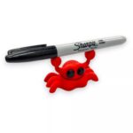 3Dcl1Craft Cute Crab Pen Holder – Fun Desk Organizer For Pens, Pencils & Markers