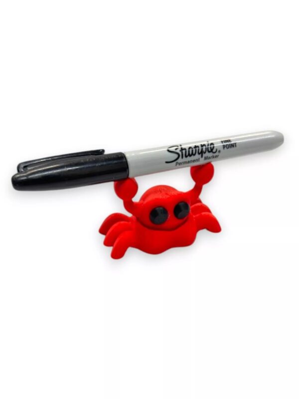 3Dcl1Craft Cute Crab Pen Holder – Fun Desk Organizer For Pens, Pencils & Markers