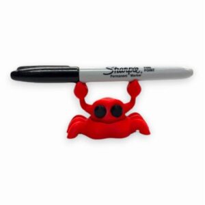 3Dcl1Craft Cute Crab Pen Holder – Fun Desk Organizer For Pens, Pencils & Markers