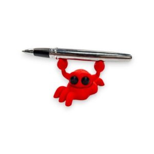 3Dcl1Craft Cute Crab Pen Holder – Fun Desk Organizer For Pens, Pencils & Markers