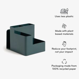 Five Open-Ended Sorting Compartments Desktop Organizer Made Of Plant-Based Mat - Image 5