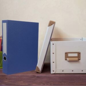 File Box Student Document Folder Daily Use Desk Organizer Desktop Storage