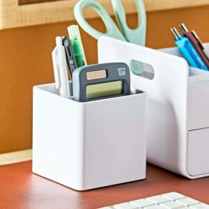 Pen + Gear Desktop Organizer Pen Cup, White