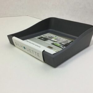 Silhouette Spaces Nook Desk Tray, 5.9″ X 1.6″ X 5.4″, Gray (37609)