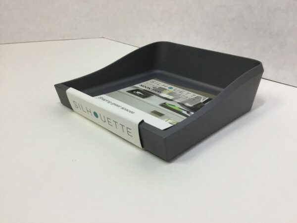 Silhouette Spaces Nook Desk Tray, 5.9″ X 1.6″ X 5.4″, Gray (37609)