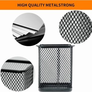 Pen Holder For Desk, Wire Mesh Pencil Cup Holder For Desk Organizer For Office