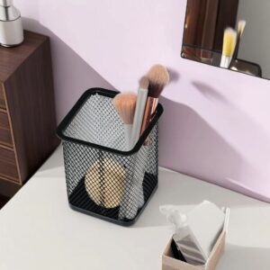 Pen Holder For Desk, Wire Mesh Pencil Cup Holder For Desk Organizer For Office