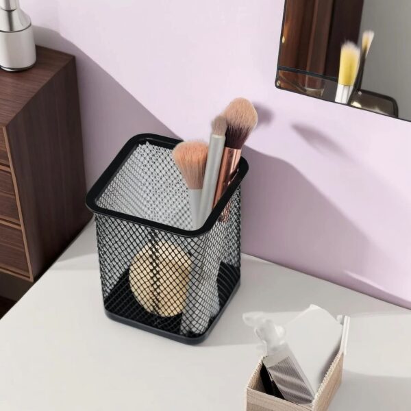 Pen Holder For Desk, Wire Mesh Pencil Cup Holder For Desk Organizer For Office